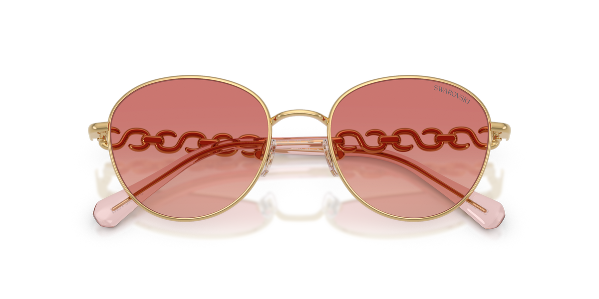 0SK7049 Gold / Pink Gradient Red (4004A5) close front view image 5 barcode 8056262933732