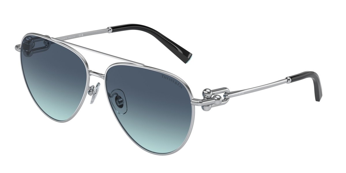 0TF3092 - Tiffany - (Silver) Azure Gradient Blue - 59 - 13 - 140 MM - Ardor Eyewear 8056597850735