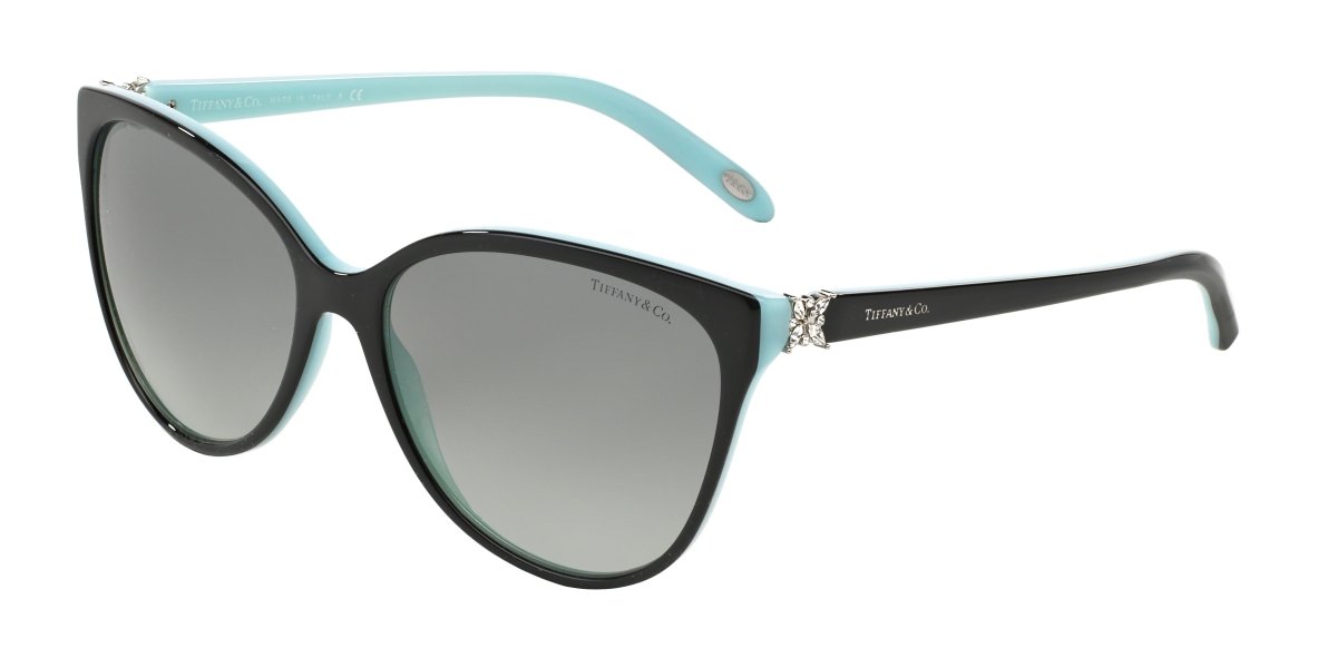 0TF4089B - Tiffany - (Black On Tiffany Blue) Grey Gradient - 58 - 16 - 140 MM - Ardor Eyewear 8053672173901