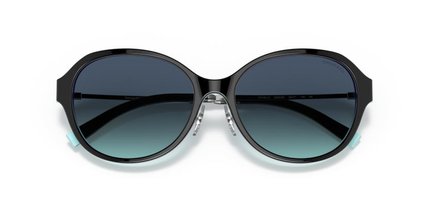 Black On Tiffany Blue - 0TF4181D 8056597386579 Tiffany Sunglasses Woman Round