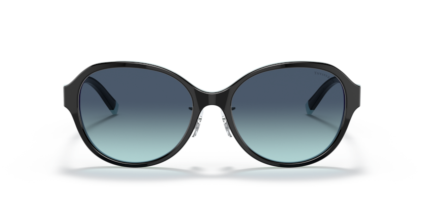 Black On Tiffany Blue - 0TF4181D 8056597386579 Tiffany Sunglasses Woman Round