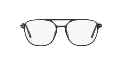 Tom Ford FT5874-B Grey Striped / Shiny Dark Ruthenium 889214415738