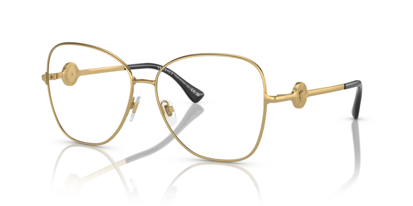 Gold - 0VE1289 8056597832595 Versace Eyeglasses Woman Butterfly