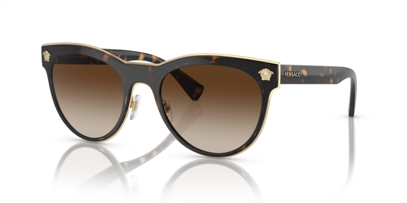 0VE2198 - Versace - (Havana) Brown Gradient Dark Brown - 54 - 20 - 145 MM - Ardor Eyewear 8053672916072