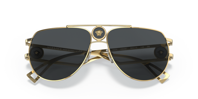 0VE2225 - Versace - (Gold) Grey - 60 - 15 - 140 MM - Ardor Eyewear 8056597220194