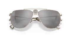 0VE2225 - Versace - (Pale Gold) Light Grey Mirror Silver - 60 - 15 - 140 MM - Ardor Eyewear 8056597220200