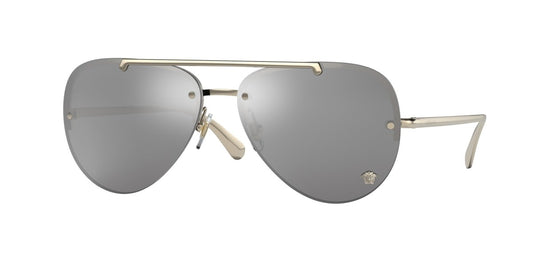 0VE2231 - Versace - (Pale Gold) Light Grey Mirror Silver - 60 - 14 - 140 MM - Ardor Eyewear 8056597384728