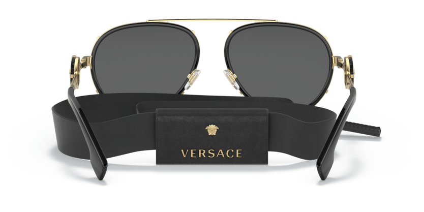 0VE2232 - Versace - (Black) Dark Grey - 61 - 18 - 145 MM - Ardor Eyewear 8056597460941