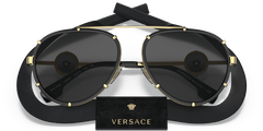 0VE2232 - Versace - (Black) Dark Grey - 61 - 18 - 145 MM - Ardor Eyewear 8056597460941