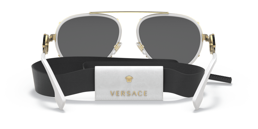 0VE2232 - Versace - (White) Dark Grey - 61 - 18 - 145 MM - Ardor Eyewear 8056597460965