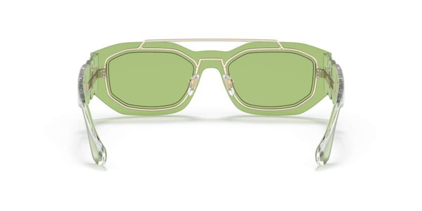 Transparent Light Green - 0VE2235 8056597540759 Versace Sunglasses Man Irregular