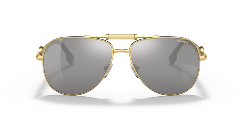 0VE2236 - Versace - (Gold) Polarized Grey Mirror Silver Polarized - 59 - 14 - 140 MM - Ardor Eyewear 8056597555463