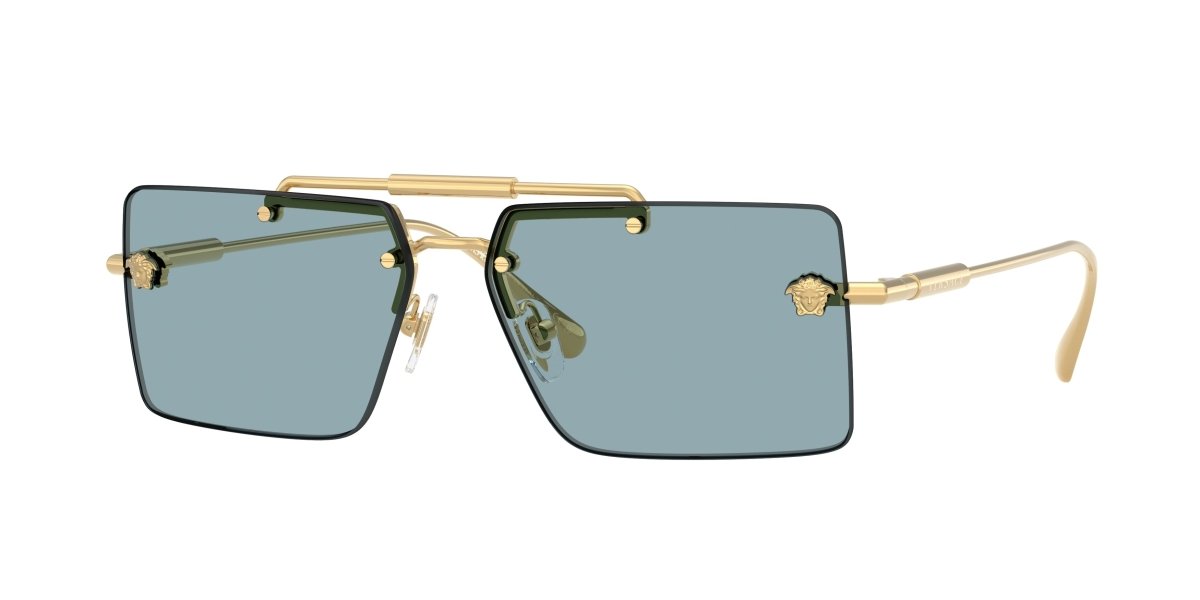 0VE2245 - Versace - (Gold) Blue - 60 - 13 - 145 MM - Ardor Eyewear 8056262296523