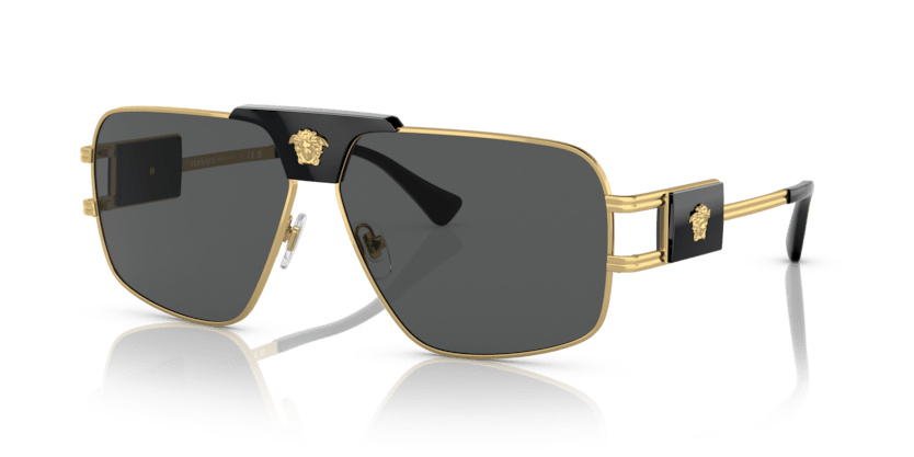 0VE2251 - Versace - (Gold) Dark Grey - 63 - 12 - 145 MM - Ardor Eyewear 8056597729840