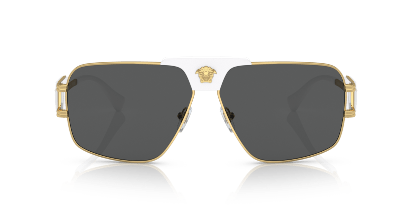 0VE2251 - Versace - Frame: Gold - (Gold 147187) - Lens: Dark Grey - 63 - 12 - 145 MM - Ardor Eyewear 8056597729864