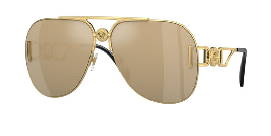 0VE2255 - Versace - (Gold) Clear Mirror Real Yellow Gold - 63 - 13 - 145 MM - Ardor Eyewear 8056597836425