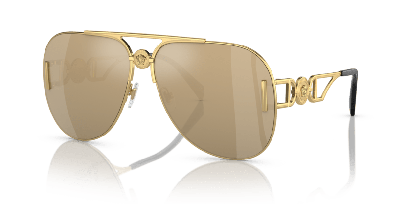 0VE2255 - Versace - (Gold) Clear Mirror Real Yellow Gold - 63 - 13 - 145 MM - Ardor Eyewear 8056597836425