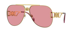 0VE2255 - Versace - (Gold) Pink Mirror Internal Silver - 63 - 13 - 145 MM - Ardor Eyewear 8056597861052