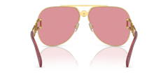 0VE2255 - Versace - (Gold) Pink Mirror Internal Silver - 63 - 13 - 145 MM - Ardor Eyewear 8056597861052