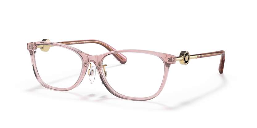 0VE3297D - Versace - Pink - (Transparent Pink 5322) - 55 - 16 - 140 MM - Ardor Eyewear 8056597382427