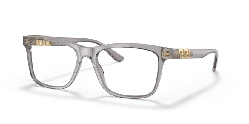 Transparent Grey - 0VE3319 8056597642330 Versace Eyeglasses Man Phantos