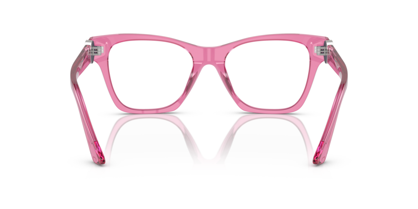 Transparent Pink - 0VE3341U 8056597892919 Versace Eyeglasses Woman Irregular