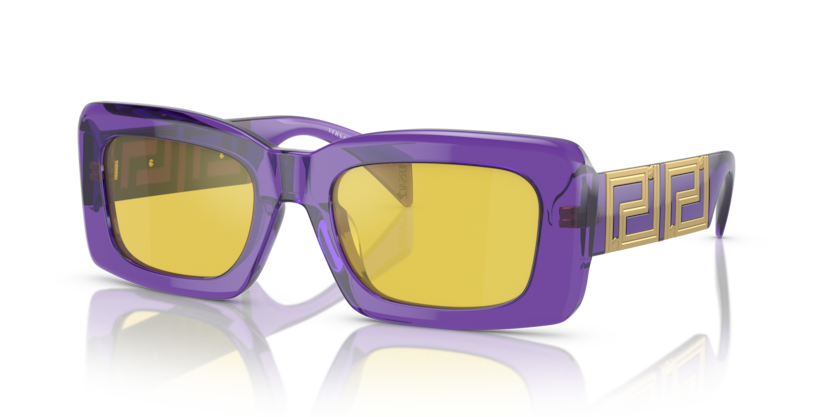 (Transparent Violet) Yellow Mirror Internal Silver -  8056597861106