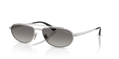 0VO4371S Silver / Gradient Grey Polarized (323/T3) three quarter view image 1 barcode 8056262925232