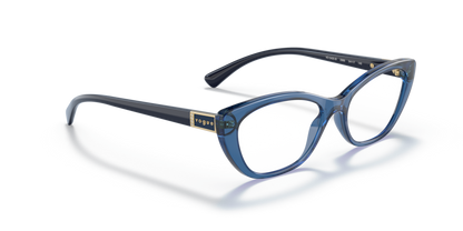 Transparent Light Blue - 0VO5425B 8056597617758 Vogue Eyeglasses Woman Oval