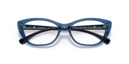 Transparent Light Blue - 0VO5425B 8056597617758 Vogue Eyeglasses Woman Oval