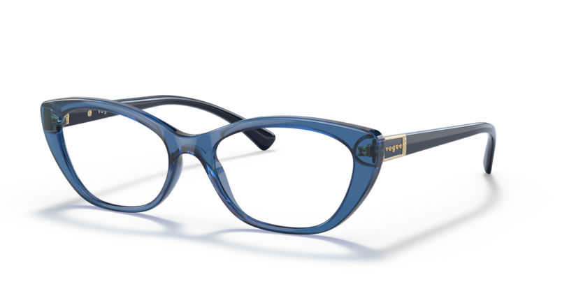 Transparent Light Blue - 0VO5425B 8056597617758 Vogue Eyeglasses Woman Oval