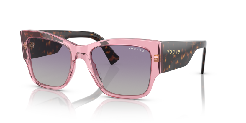 Transparent Pink - 0VO5462S 8056597714914 Vogue Sunglasses Woman Square