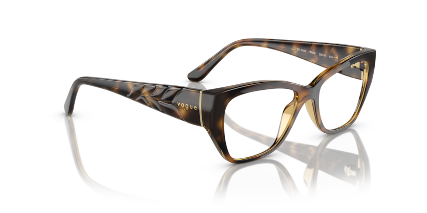 Dark Havana - 0VO5483 8056597813716 Vogue Eyeglasses Woman Butterfly