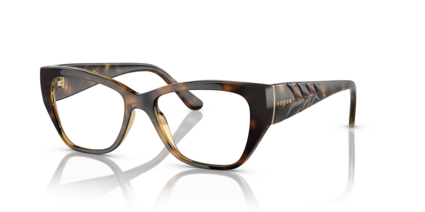 Dark Havana - 0VO5483 8056597813716 Vogue Eyeglasses Woman Butterfly