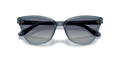 0VO5496SM Transparent Dark Blue close front view image 6 barcode 8056262886199