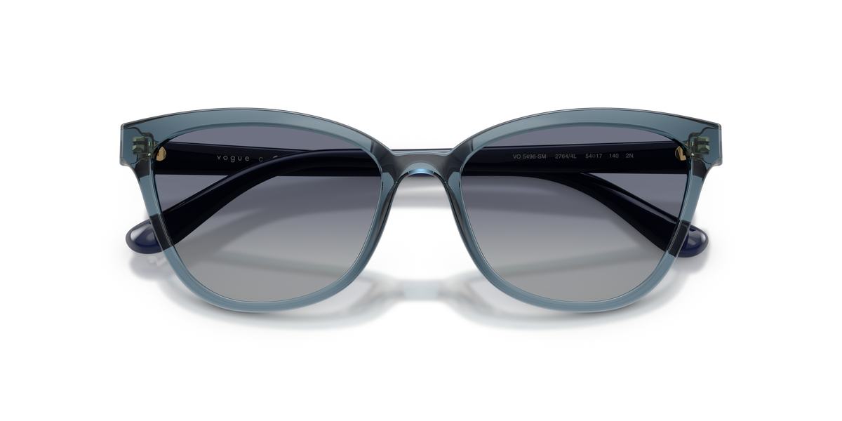 0VO5496SM Transparent Dark Blue close front view image 6 barcode 8056262886199