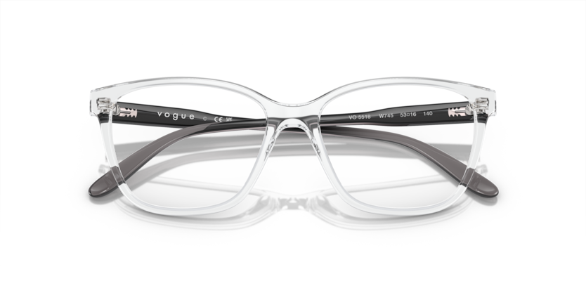 0VO5518 - Vogue - Transparent - (Transparent W745) - 51 - 16 - 140 MM - Ardor Eyewear 8056597926614