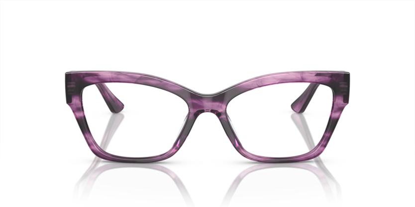 Purple Havana - 0VO5523 8056597927253 Vogue Eyeglasses Woman Cat Eye