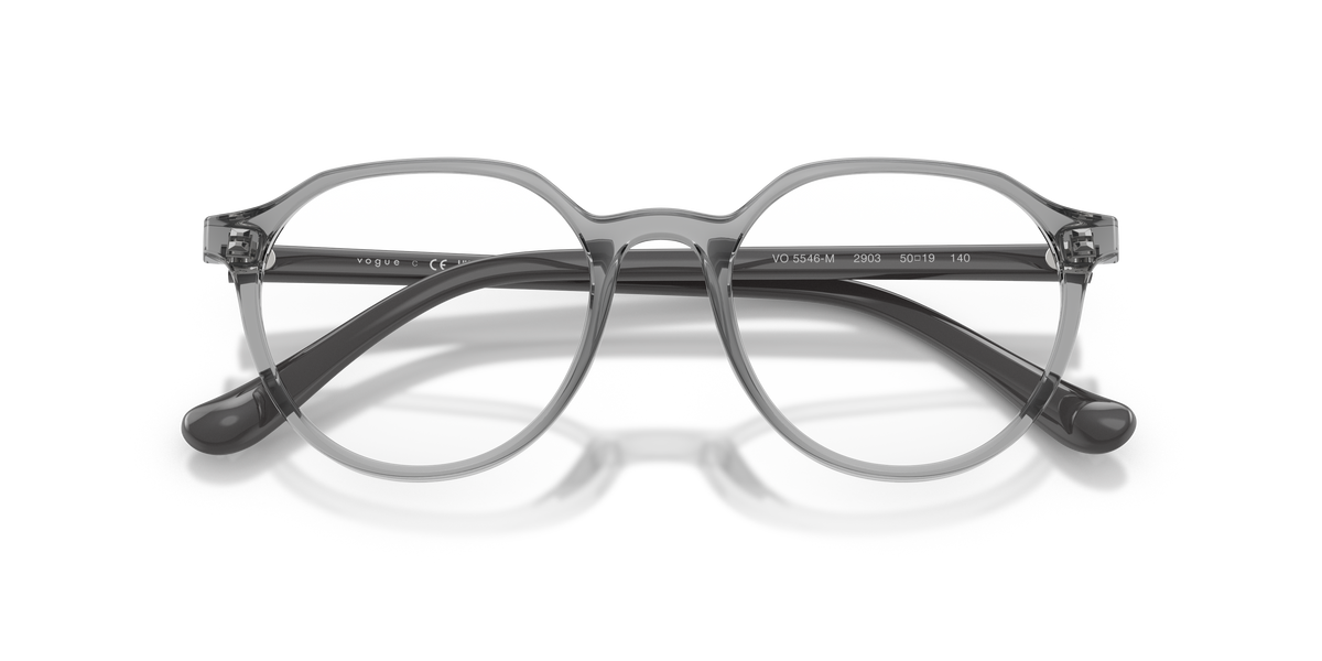 0VO5546M Transparent Grey close front view image 6 barcode 8056262886373
