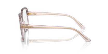 Brown/Transparent Rose Glitter - 0VO5555 8056262010839