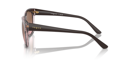 Brown/Transparent Rose Glitter - 0VO5557S 8056262012871