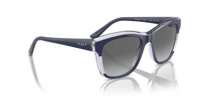 Blue/Transparent Lilac Glitter - 0VO5557S 8056262012864