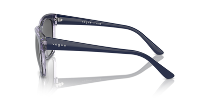 Blue/Transparent Lilac Glitter - 0VO5557S 8056262012864