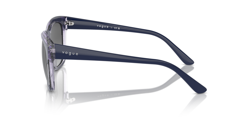 Blue/Transparent Lilac Glitter - 0VO5557S 8056262012864