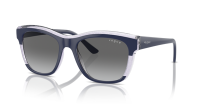 Blue/Transparent Lilac Glitter - 0VO5557S 8056262012864