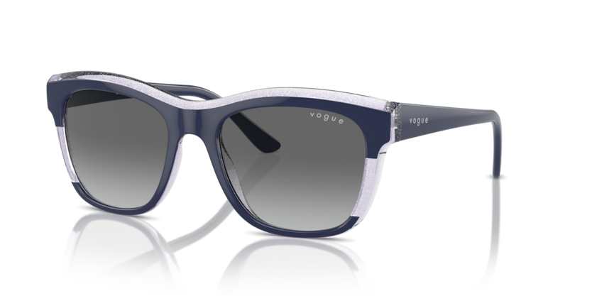 Blue/Transparent Lilac Glitter - 0VO5557S 8056262012864