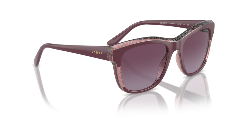 Purple/Transparent Purple Glitter - 0VO5557S 8056262012888