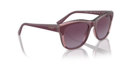 Purple/Transparent Purple Glitter - 0VO5557S 8056262012888