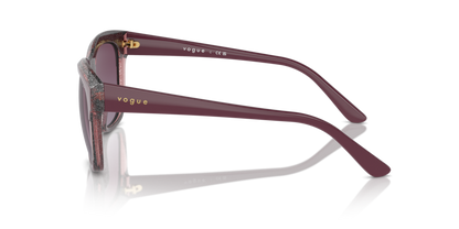 Purple/Transparent Purple Glitter - 0VO5557S 8056262012888