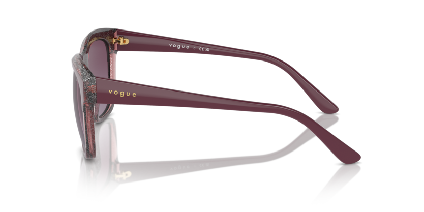 Purple/Transparent Purple Glitter - 0VO5557S 8056262012888